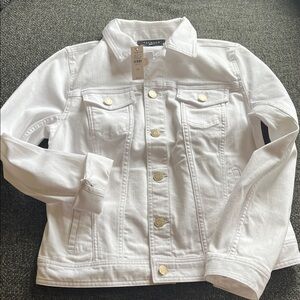 Talbots Crisp White Jacket